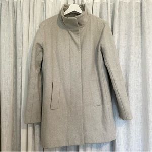 J.Crew Light Grey Cocoon Coat